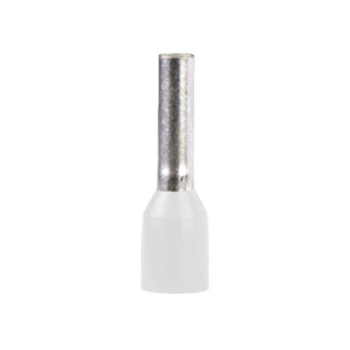 Plain Cable Ends White 0.50mm