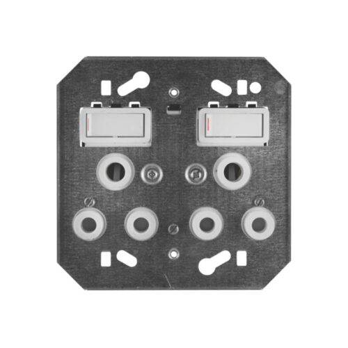 4x4 Socket Double Switch Plug