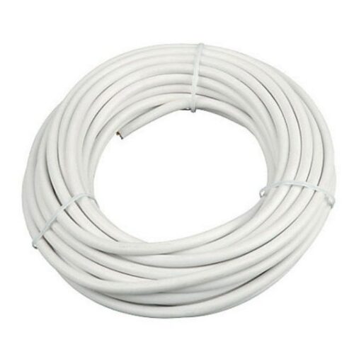 Mains Cord 0.5mm x 2 Core White