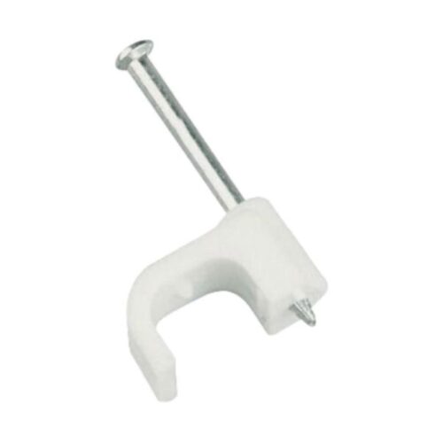 Flat Poly Clips 8mm 100pk