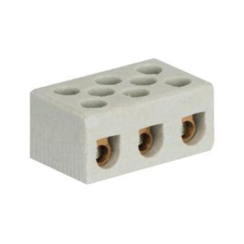 3 Way Porcelain Block 15 AMP